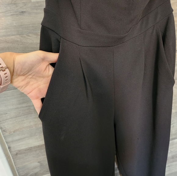 Express Jumpsuit Size 8 -Black - Picture 3 of 7